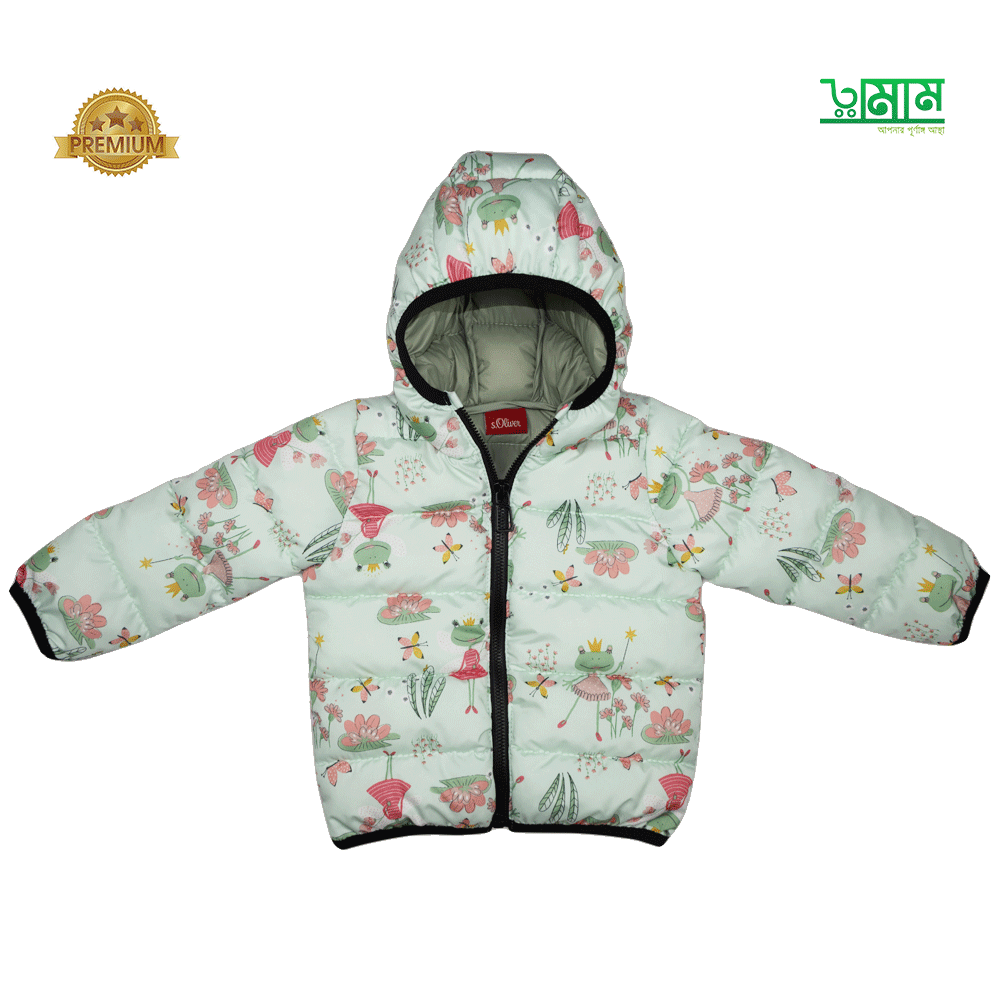 Kids Printed Puffer Jacket