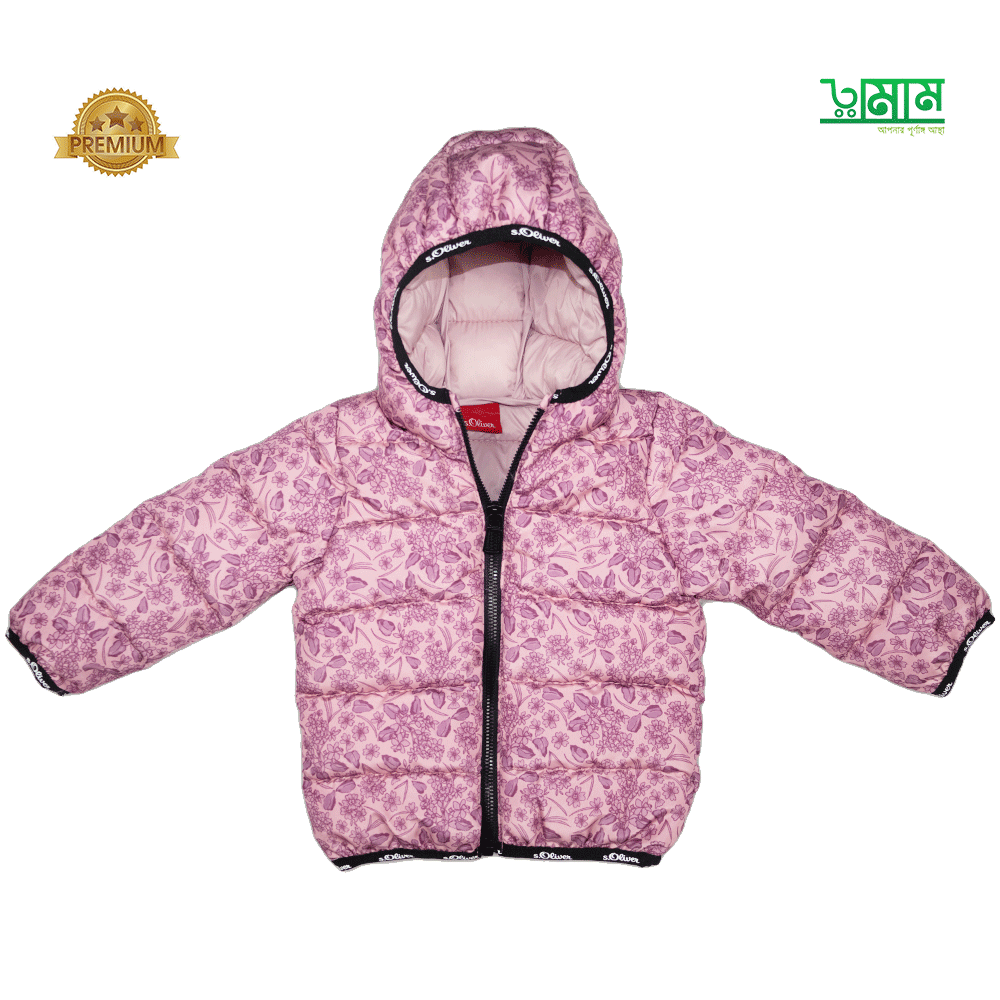 Kids Printed Puffer Jacket – Warm, Stylish, and Comfortable Outerwear for Children