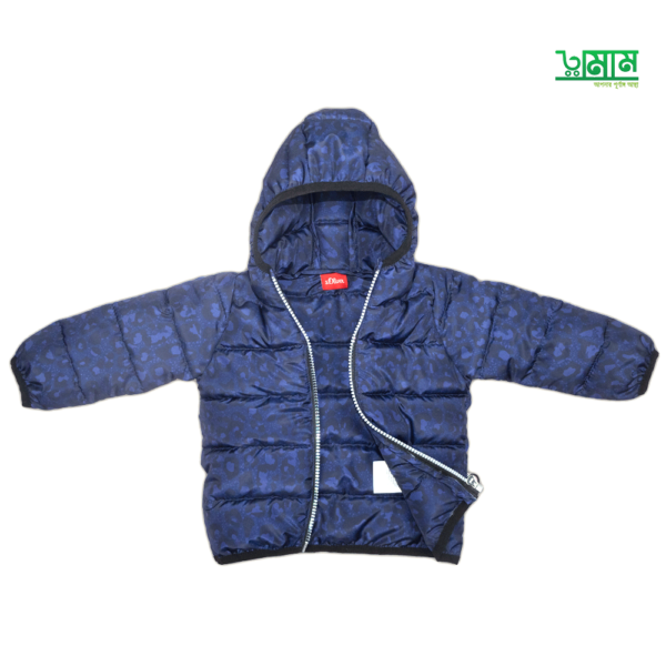 Kids’ Blue Dot Padded Jacket – Warm, Stylish, and Comfortable Outerwear for Children - Image 2