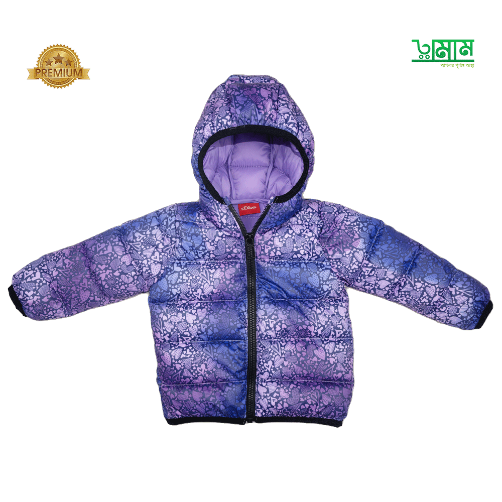 Kids Printed Puffer Jacket – Warm, Stylish, and Comfortable Outerwear for Children